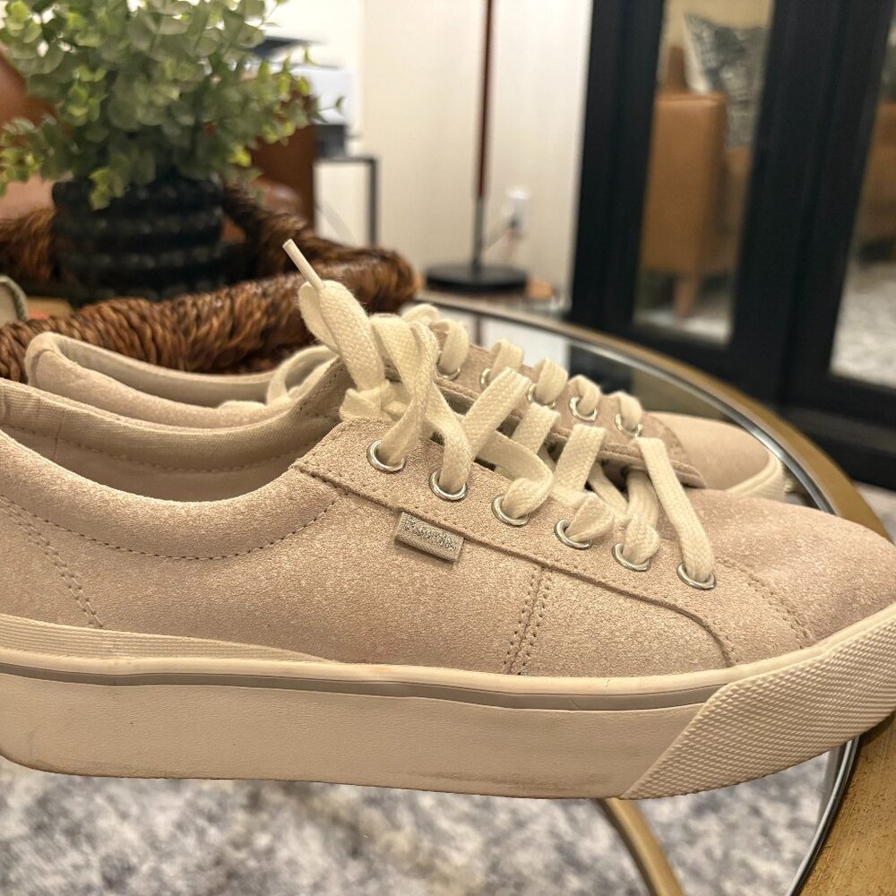 Keds Shimmer champagne sneakers